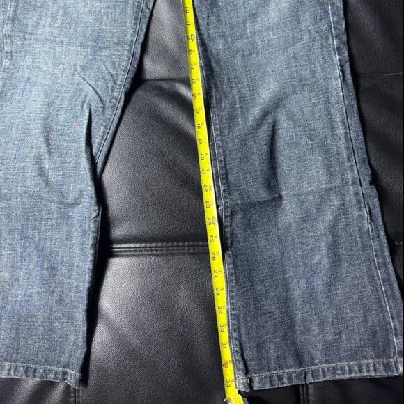 Helix Men’s Relaxed Bootcut Jeans 36x34 Blue Western Rodeo Denim Embroidered - Picture 13 of 13